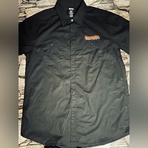 NWOT XL Jäegermeister button down